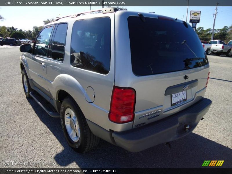 Silver Birch Metallic / Graphite Grey 2003 Ford Explorer Sport XLS 4x4
