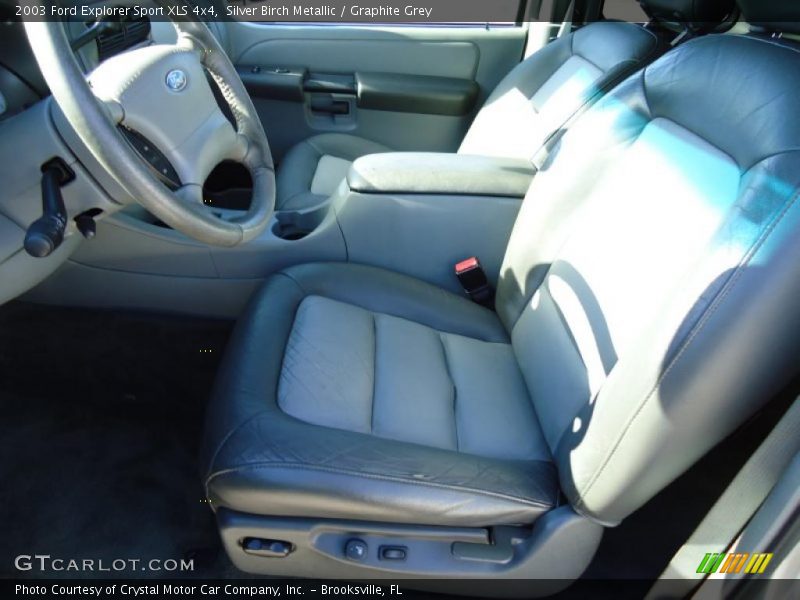 Silver Birch Metallic / Graphite Grey 2003 Ford Explorer Sport XLS 4x4