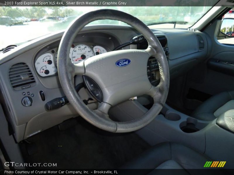 Silver Birch Metallic / Graphite Grey 2003 Ford Explorer Sport XLS 4x4