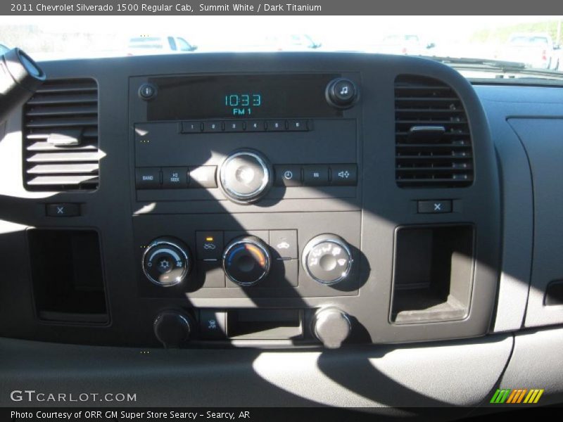Summit White / Dark Titanium 2011 Chevrolet Silverado 1500 Regular Cab