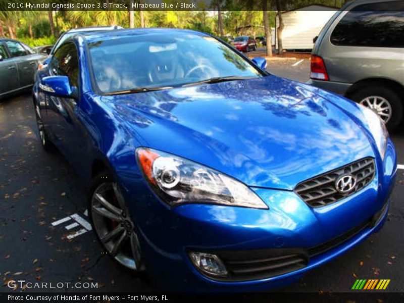 Mirabeau Blue / Black 2010 Hyundai Genesis Coupe 3.8 Track