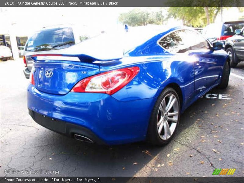 Mirabeau Blue / Black 2010 Hyundai Genesis Coupe 3.8 Track