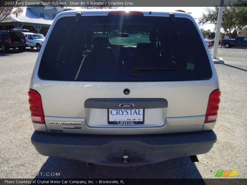 Silver Birch Metallic / Graphite Grey 2003 Ford Explorer Sport XLS 4x4