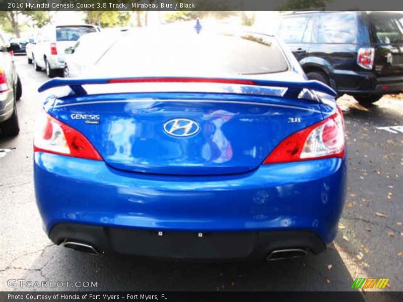 Mirabeau Blue / Black 2010 Hyundai Genesis Coupe 3.8 Track