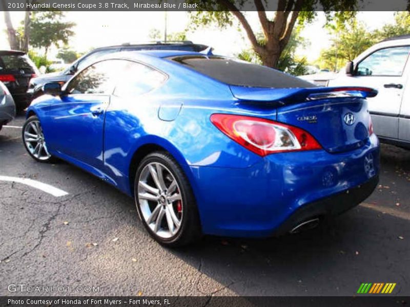 Mirabeau Blue / Black 2010 Hyundai Genesis Coupe 3.8 Track