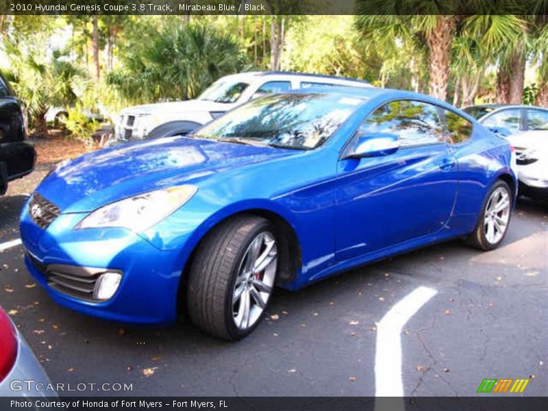 Mirabeau Blue / Black 2010 Hyundai Genesis Coupe 3.8 Track