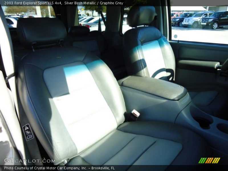 Silver Birch Metallic / Graphite Grey 2003 Ford Explorer Sport XLS 4x4