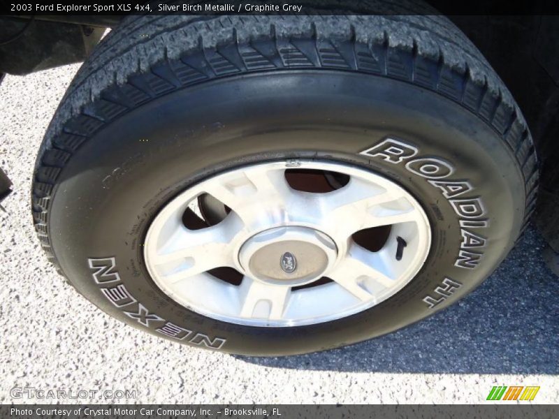 Silver Birch Metallic / Graphite Grey 2003 Ford Explorer Sport XLS 4x4