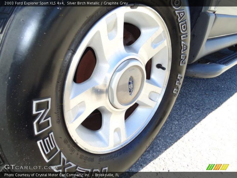 Silver Birch Metallic / Graphite Grey 2003 Ford Explorer Sport XLS 4x4
