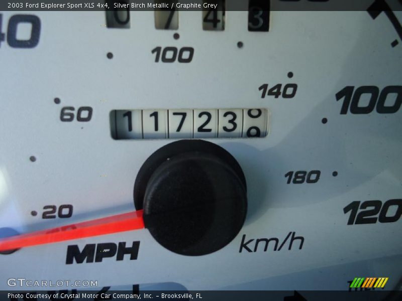 Silver Birch Metallic / Graphite Grey 2003 Ford Explorer Sport XLS 4x4