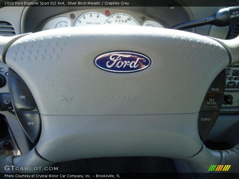Silver Birch Metallic / Graphite Grey 2003 Ford Explorer Sport XLS 4x4