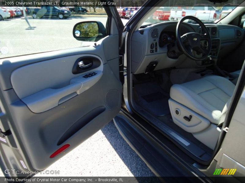 Graystone Metallic / Light Gray 2005 Chevrolet TrailBlazer LT