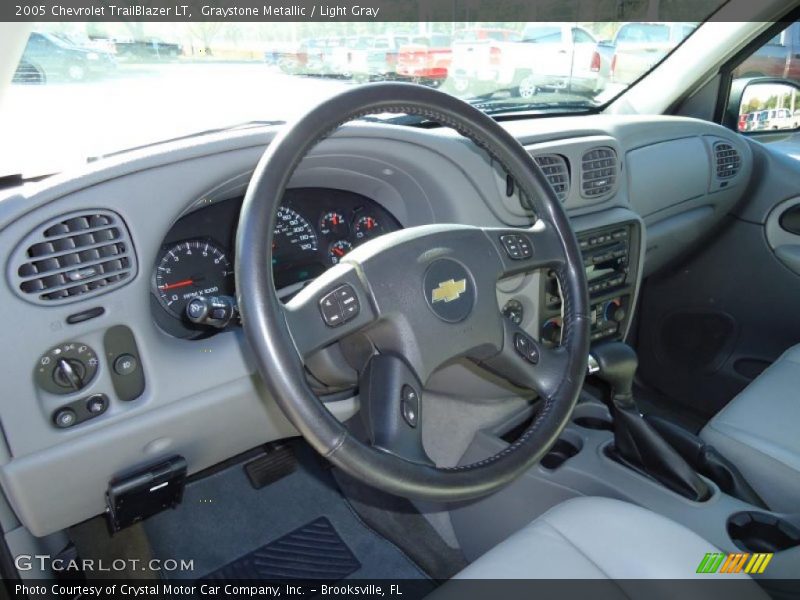 Graystone Metallic / Light Gray 2005 Chevrolet TrailBlazer LT