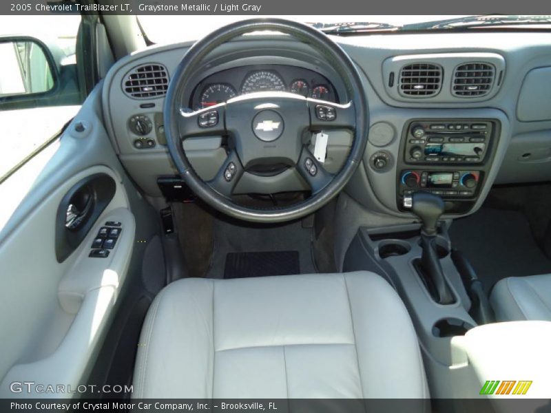 Graystone Metallic / Light Gray 2005 Chevrolet TrailBlazer LT