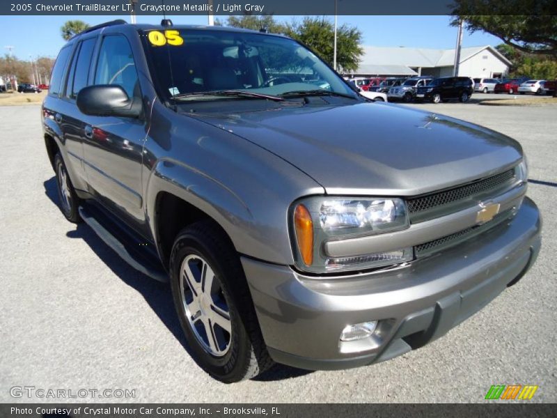 Graystone Metallic / Light Gray 2005 Chevrolet TrailBlazer LT