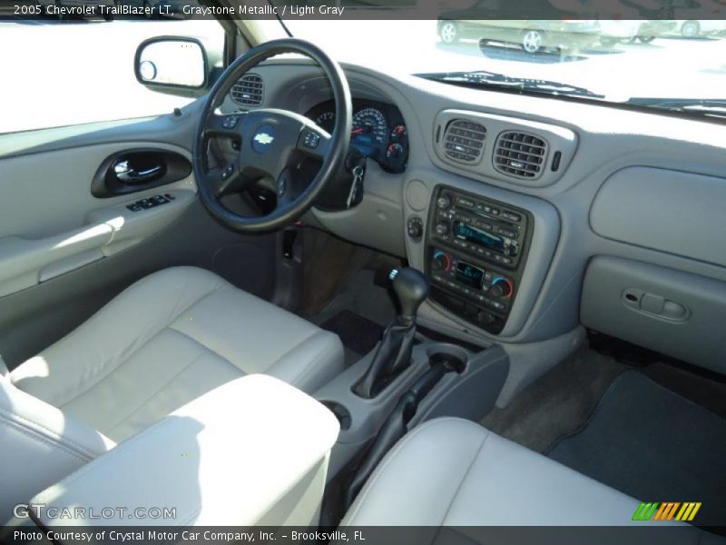 Graystone Metallic / Light Gray 2005 Chevrolet TrailBlazer LT