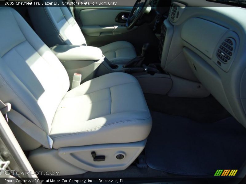 Graystone Metallic / Light Gray 2005 Chevrolet TrailBlazer LT