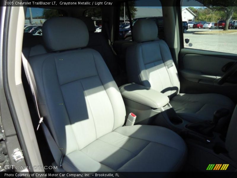 Graystone Metallic / Light Gray 2005 Chevrolet TrailBlazer LT
