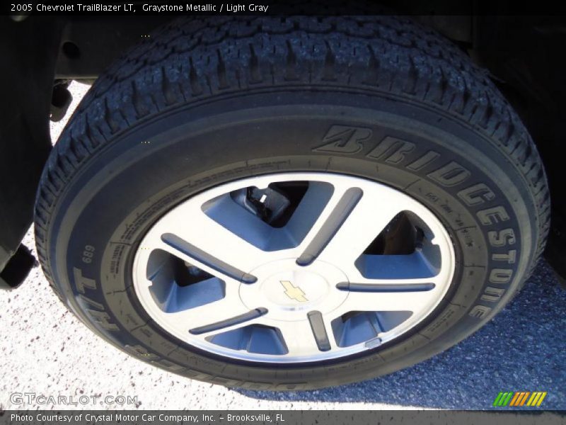 Graystone Metallic / Light Gray 2005 Chevrolet TrailBlazer LT