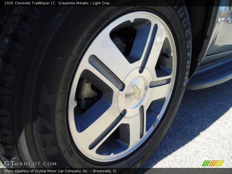 Graystone Metallic / Light Gray 2005 Chevrolet TrailBlazer LT