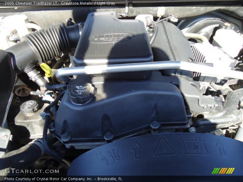 Graystone Metallic / Light Gray 2005 Chevrolet TrailBlazer LT