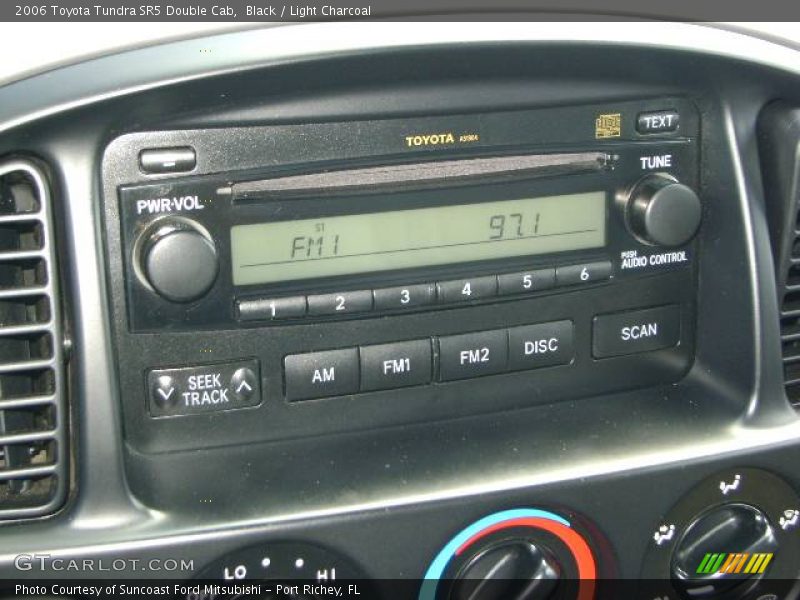 Black / Light Charcoal 2006 Toyota Tundra SR5 Double Cab