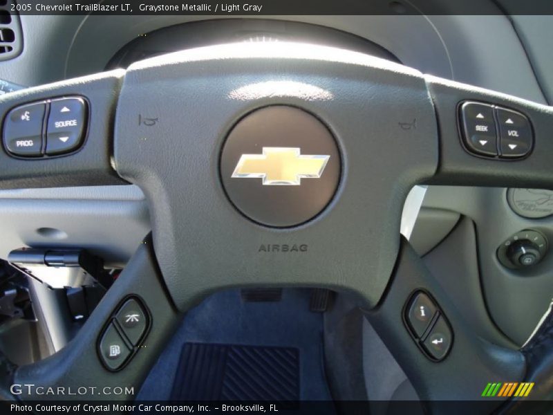 Graystone Metallic / Light Gray 2005 Chevrolet TrailBlazer LT