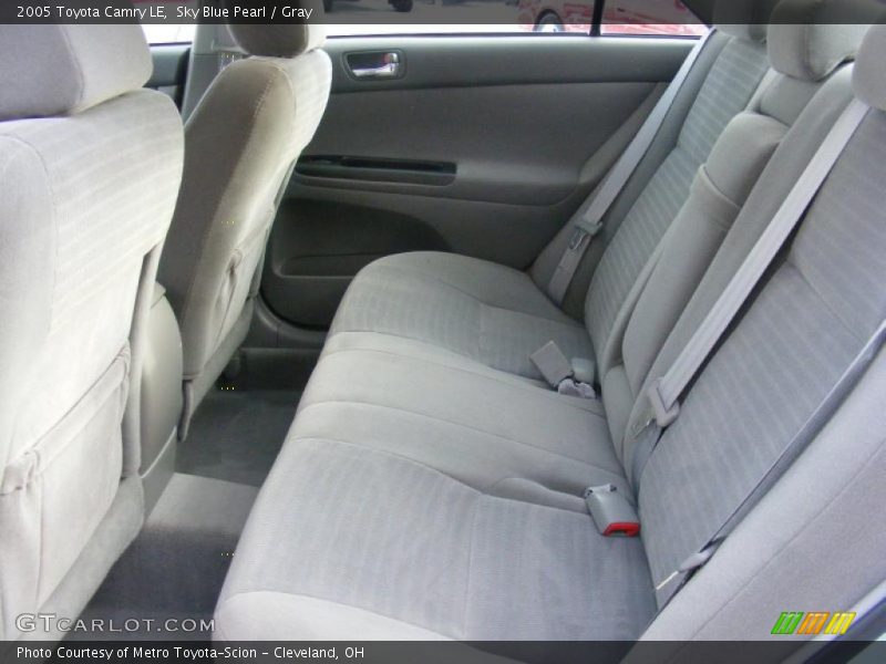 Sky Blue Pearl / Gray 2005 Toyota Camry LE