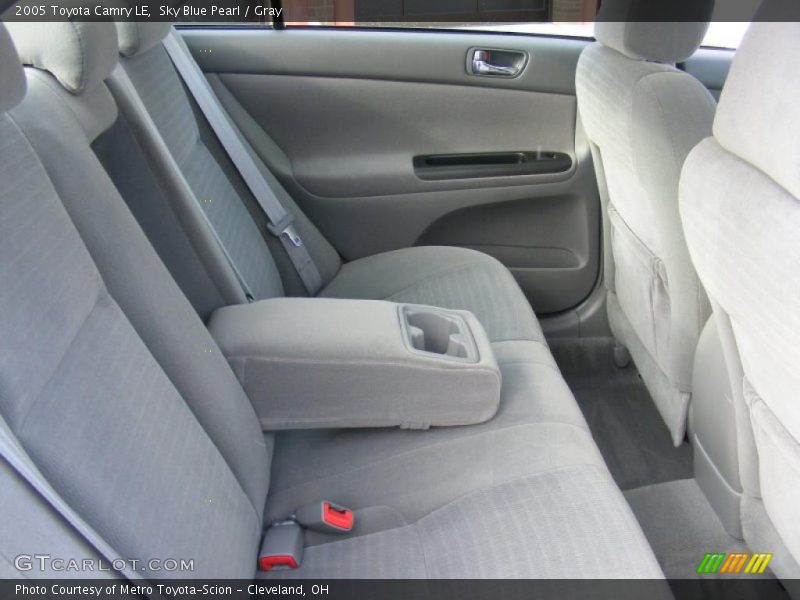 Sky Blue Pearl / Gray 2005 Toyota Camry LE