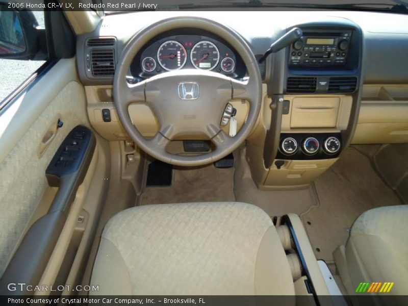 Redondo Red Pearl / Ivory 2006 Honda CR-V LX
