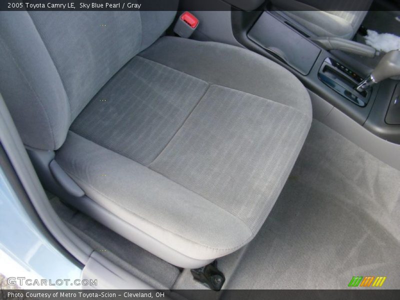 Sky Blue Pearl / Gray 2005 Toyota Camry LE