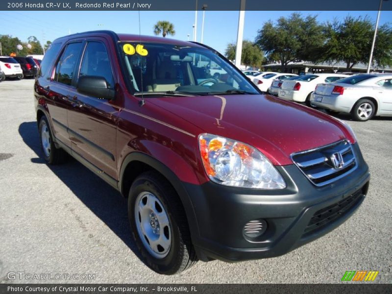 Redondo Red Pearl / Ivory 2006 Honda CR-V LX
