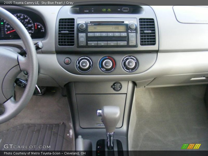 Sky Blue Pearl / Gray 2005 Toyota Camry LE