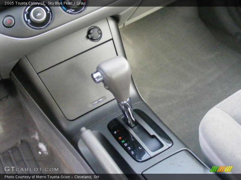 Sky Blue Pearl / Gray 2005 Toyota Camry LE