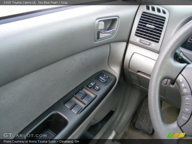Sky Blue Pearl / Gray 2005 Toyota Camry LE