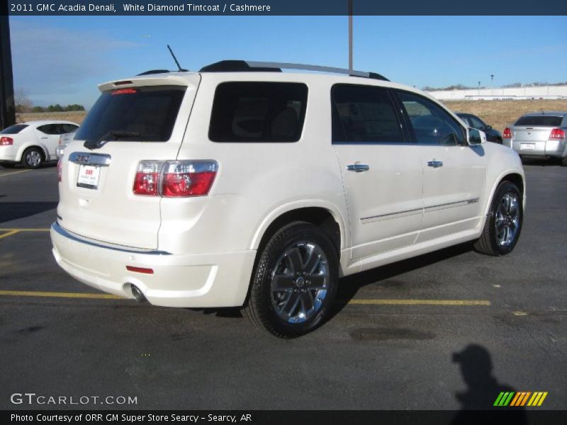 White Diamond Tintcoat / Cashmere 2011 GMC Acadia Denali