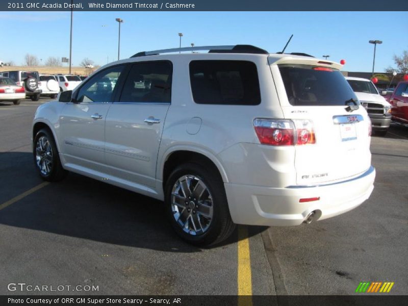 White Diamond Tintcoat / Cashmere 2011 GMC Acadia Denali