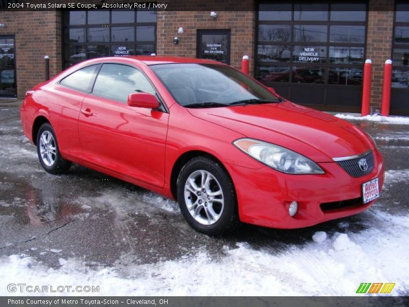 Absolutely Red / Ivory 2004 Toyota Solara SE Coupe