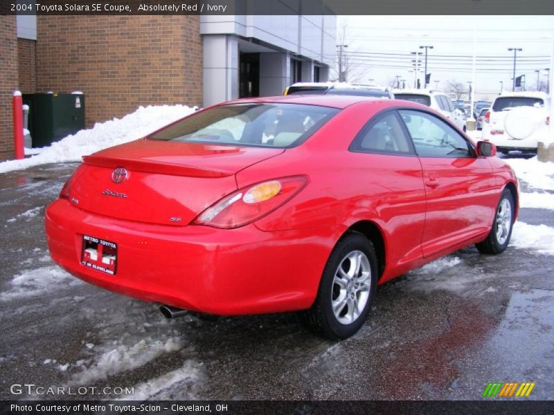 Absolutely Red / Ivory 2004 Toyota Solara SE Coupe