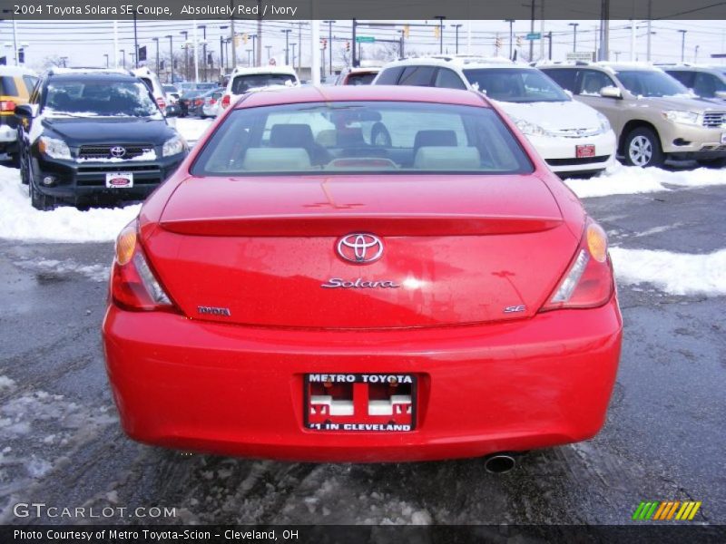 Absolutely Red / Ivory 2004 Toyota Solara SE Coupe