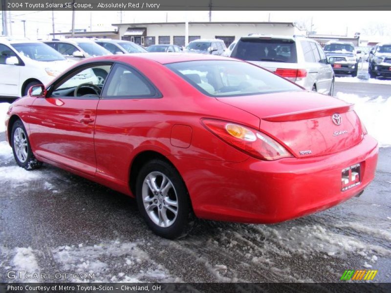 Absolutely Red / Ivory 2004 Toyota Solara SE Coupe