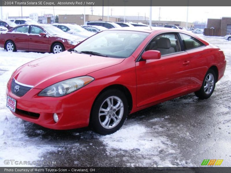 Absolutely Red / Ivory 2004 Toyota Solara SE Coupe