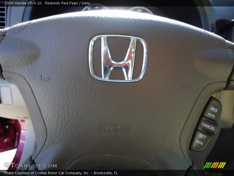 Redondo Red Pearl / Ivory 2006 Honda CR-V LX