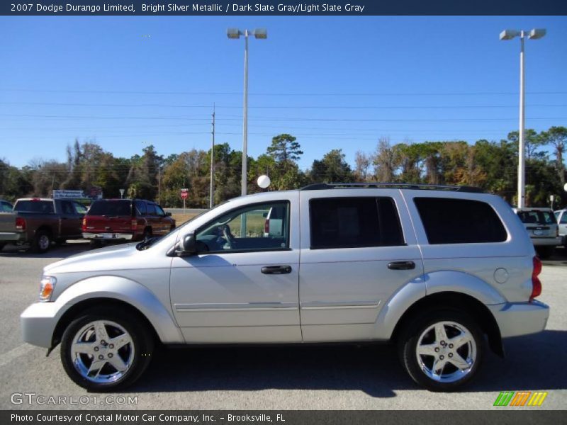 Bright Silver Metallic / Dark Slate Gray/Light Slate Gray 2007 Dodge Durango Limited