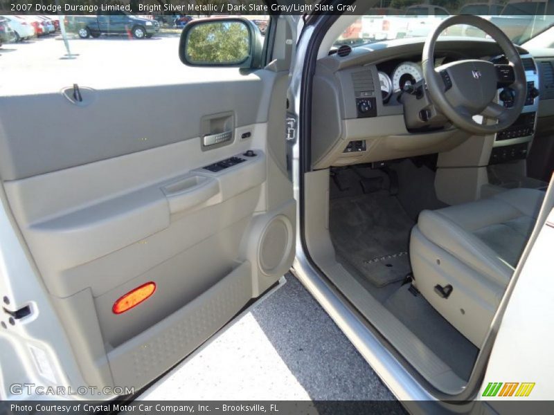 Bright Silver Metallic / Dark Slate Gray/Light Slate Gray 2007 Dodge Durango Limited