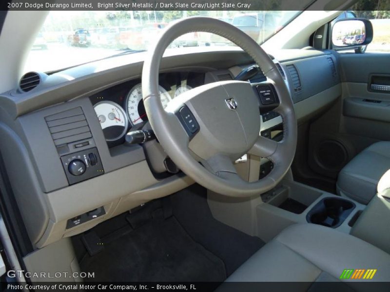 Bright Silver Metallic / Dark Slate Gray/Light Slate Gray 2007 Dodge Durango Limited