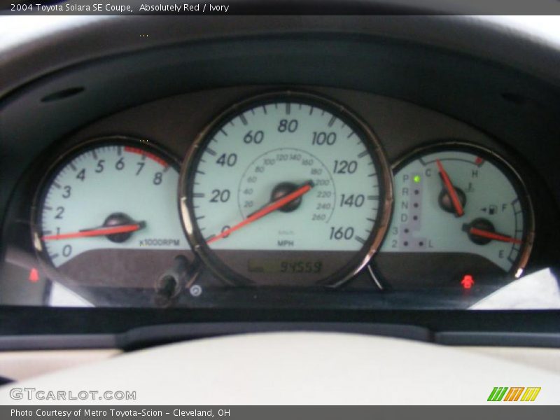 Absolutely Red / Ivory 2004 Toyota Solara SE Coupe