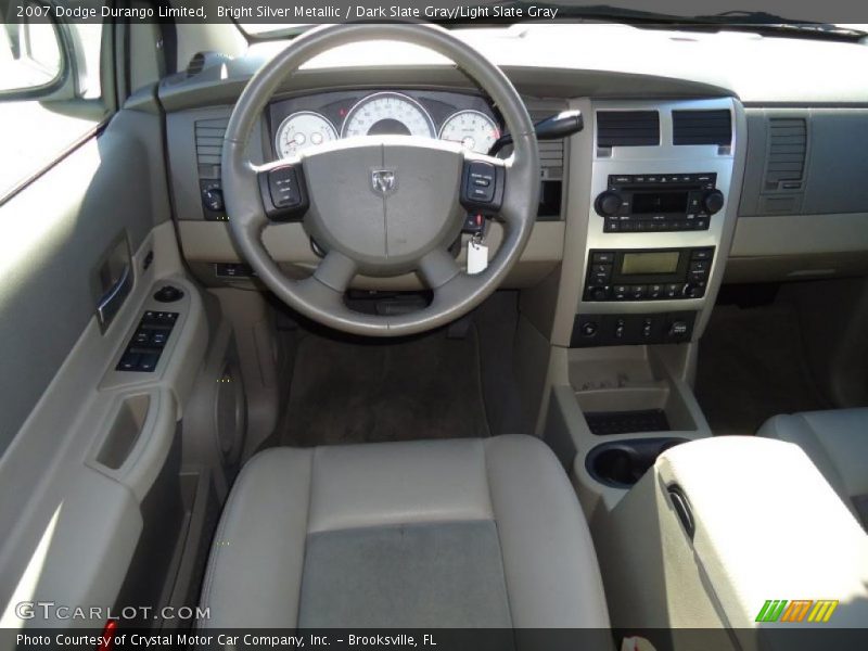 Bright Silver Metallic / Dark Slate Gray/Light Slate Gray 2007 Dodge Durango Limited