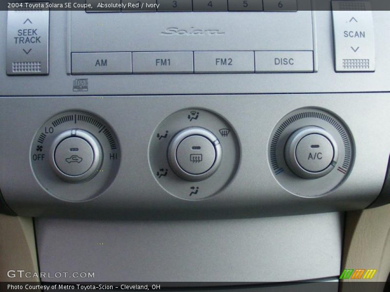 Absolutely Red / Ivory 2004 Toyota Solara SE Coupe