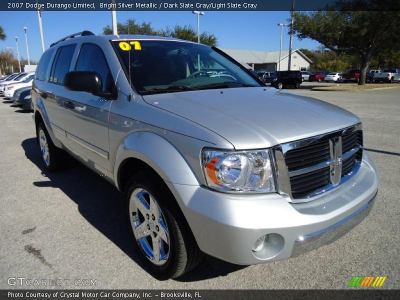 Bright Silver Metallic / Dark Slate Gray/Light Slate Gray 2007 Dodge Durango Limited